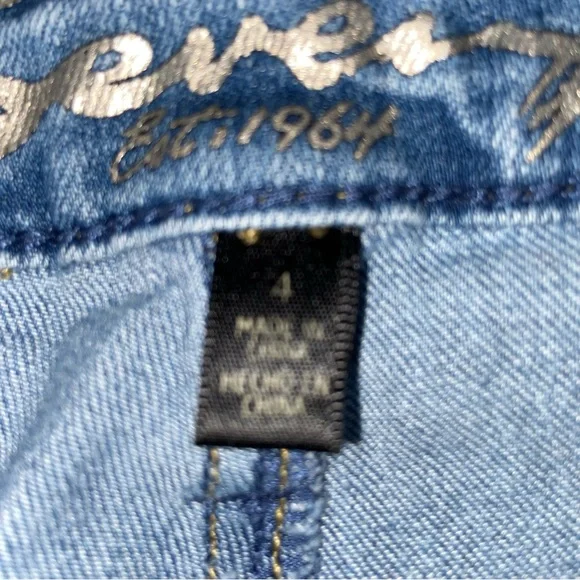 Seven Embroidered Straight leg jeans size 4 - Picture 4 of 9